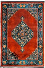 Vintage Design Red Persian Carpet- Code: DC10