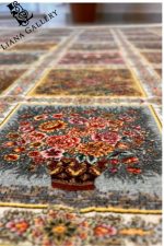Многоцветен персийски килим Винтидж дизайн – Код: T6213