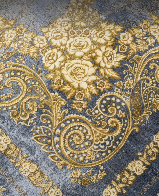 Златен и сив ретро килим персийски дизайн –