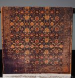 Червен и черен винтидж дизайн персийски килим – код M4449
