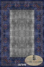 Син и сив персийски килим с неокласически дизайн -Код: AF191