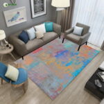 Многоцветен персийски килим с модерна шарка – Код MT250