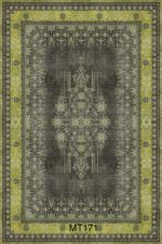Green Rug Neoclassical Design Persian Carpet –Code MT171