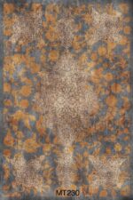 Персийски килим в неокласически дизайн в сиви и оранжеви цветове – Код: MT230