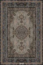 Черен и оранжев персийски килим с ретро дизайн – Код: DF37