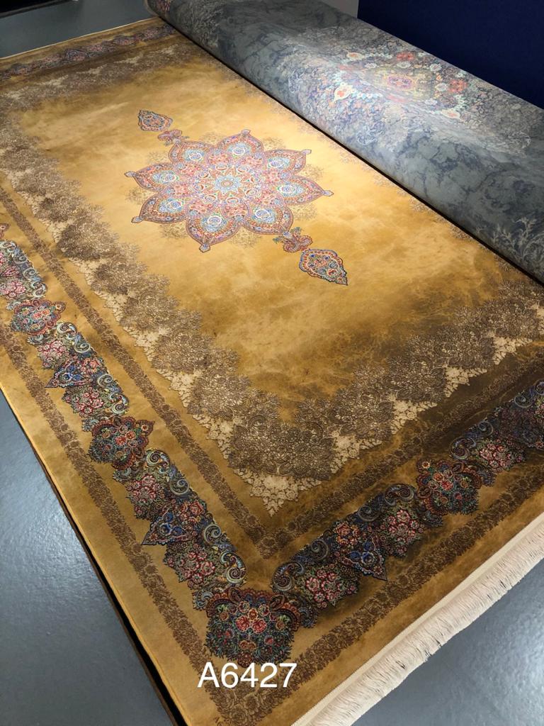 Класически дизайн Килим Златен персийски килим -Код :A6427