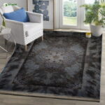 Черен персийски килим с неокласически дизайн–код N1283