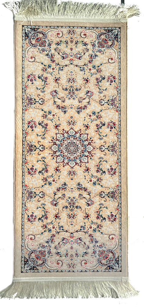 Бежов персийски килим 50X125 cm -Код FR106