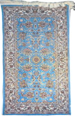 Класически дизайн килим Синя и тюркоазена цвят персийски килим код FR103