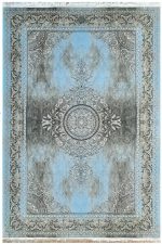 Vintage Carpet Blue and Grey Persian Carpet–Code AF411