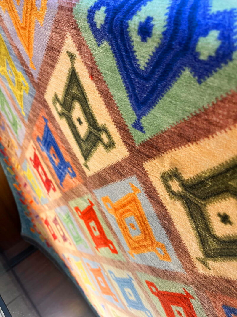 Племенен килим Многоцветен Ana310