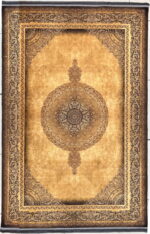 Класически килим Златен и кафяв килим - код MT55