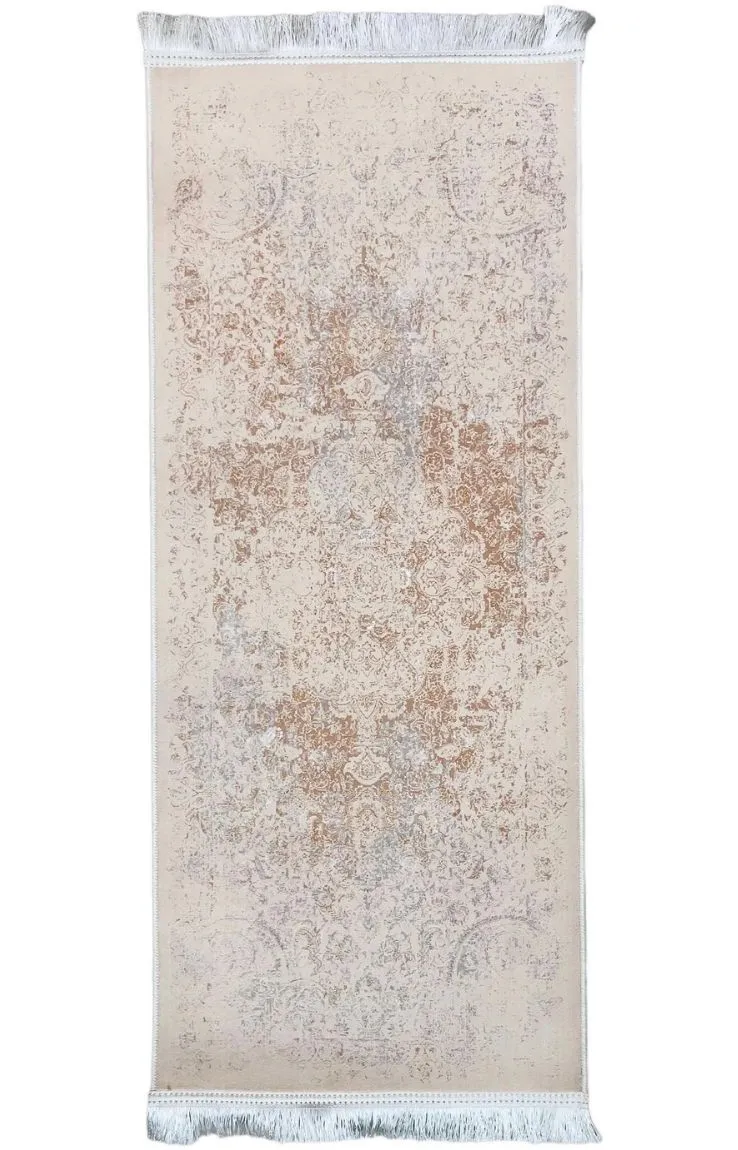 Cream runner carpet for bedroom- Salar