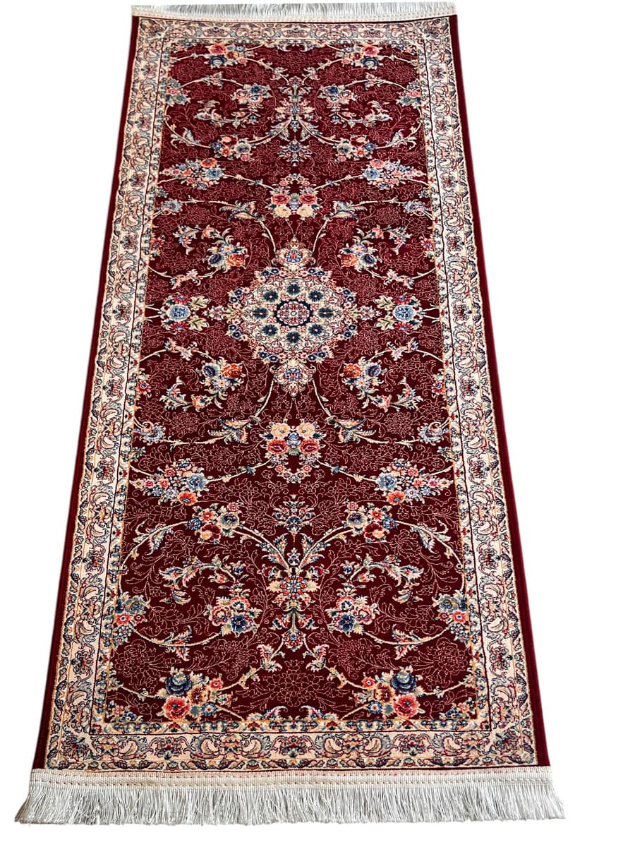 Patchwork Perse Vintage 300x200 Turquoise Rouge Used Look