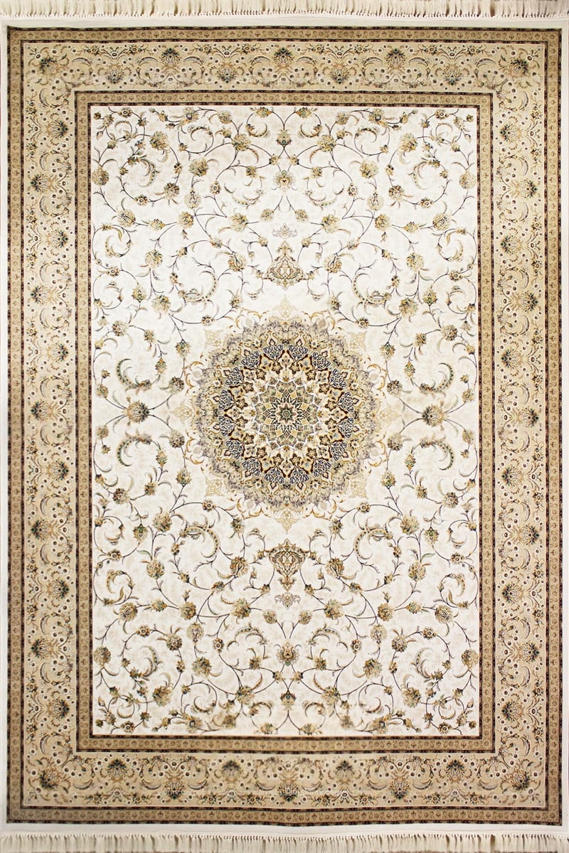 Tapis Super Soft À Motif 3d Losanges Beige 200x290 cm